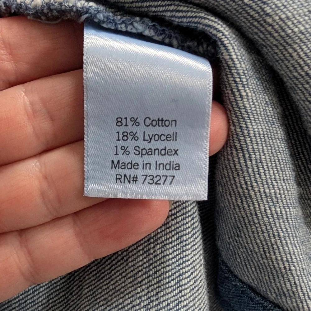 Sonoma Goods For Life Utility Denim Women's Jacket (EUC) (Large) - Picture 4 of 8